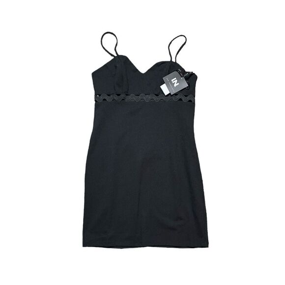I.N. SAN FRANCISCO Waist Cutout V-Neck Mini Dress - Picture 2 of 4